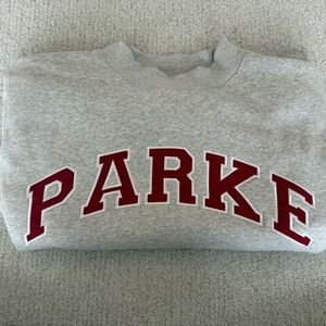 PARKE MOCKNECK in grey/burgandy
Size XXL (perfect oversized!)
BNWT